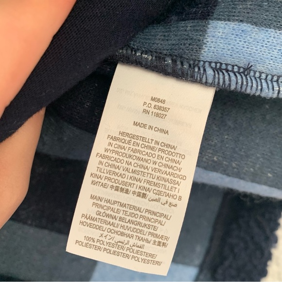 Boden | Sherpa Button up Shacket Blue Check XL - Picture 13 of 14